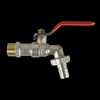 Lever Outside Tap, IBC Tank Adapter Brass Bib and Tap