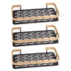 Shower Storage Rack 3 Layers Punch Free Rectangle Aluminum Shower
