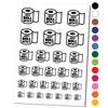 Just Roll with it Toilet Paper Temporary Tattoo Water Resistant