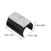 HOMSFOU 10 Pcs Plastic Chair Foot 19mm U Shaped Floor
