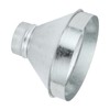 PATIKIL 10 Inch to 4 Inch Duct Reducer, Galvanized Steel
