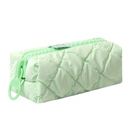 Pencil Cases Pen Pouch Marker Pouch with Zipper Pencil Storage Bag Travel Cosmetic Makeup Bag Organizer for Students Adults Teen Kids (L-Green)