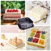 HQILRRA Springform Cake Tin Square Springform Cake Tin with Non-Stick