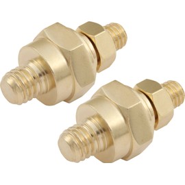 QuickCar Racing Products 57-660 24K Gold Plated Side Post Style Battery Terminal - Pair