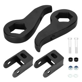 AEagle 1-3" Adjustable Leveling Lift Kits Torsion Keys & Shock Extenders for 2011-2019 Silverado, for GMC Sierra 2500HD 3500HD, Forged Aluminum Spacers 4WD