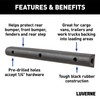 LUVERNE 2090616 20-Inch Universal Rubber Bumper Guard Protector Strip Loading