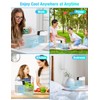 Portable Air Conditioner Fan, Portable AC & Humidifier with 3-Speed,