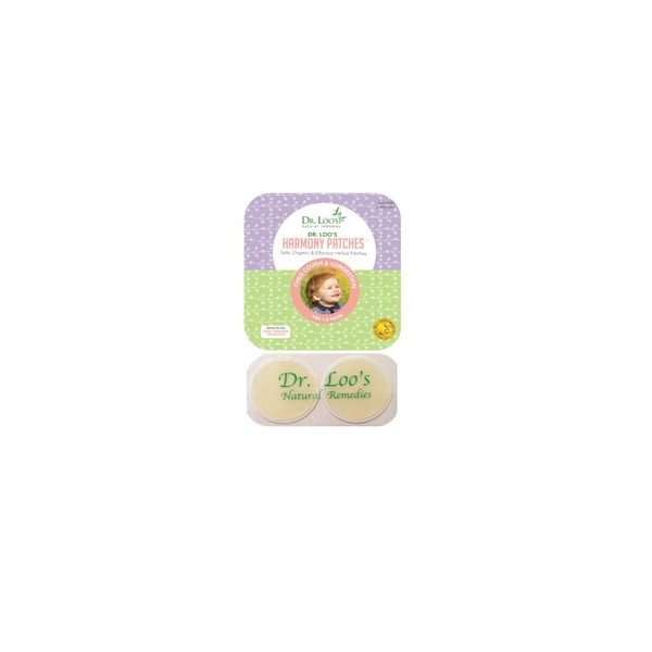 Dr. Loo’s Natural Child Patches for Cough, Congestion, Allergies for 1 – 5 Years Old, 6 Patches.