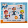 Blippi BLP0136 5-Inch Job Explorer Figure with 6 Entrances, Multi-Colour