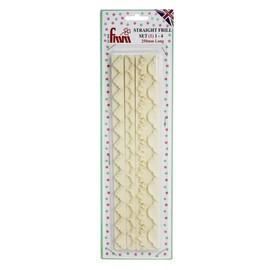 FMM Tappit Cutter Set - Straigh Frill 4 Piece Set - Set 1 to 4