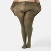 CALZITALY Opaque Tights Large Sizes, Curvy Tights Plus Size, 60