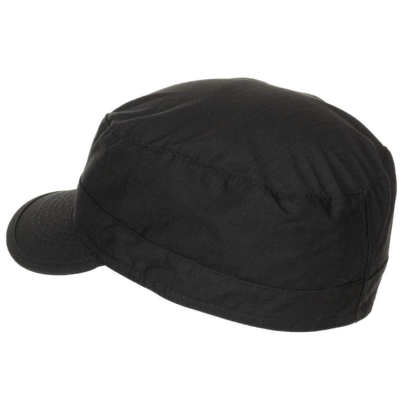 MFH BDU Ripstop Field Cap Black Size XL