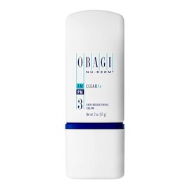 Obagi Nu-Derm Clear Fx - Crema iluminadora de la piel y de noche con arbutina, vitamina C y ácido láctico