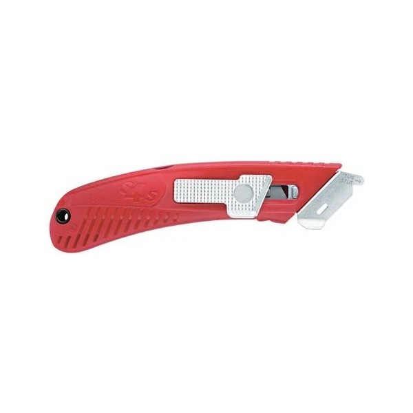Pens N More S4SL Spring-Back Safety Cutter, Left Handed, Red,