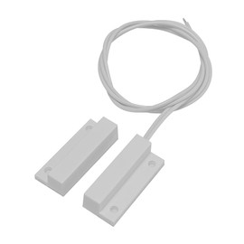 5 Sets Surface Mounted NC Magnetic Contacts Switch for Door/Window Alarm System with Double Side Tape (White)