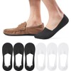 Caldodo Mens Invisible Trainer Socks 12-14, No Show Socks Women Non Slip Nylon Hidden Shoe Socks Lightweight for Summer, 6 Pairs