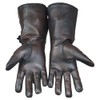 Men's Long Cuff Leather Gloves, Medieval Gloves, Made With Genuine