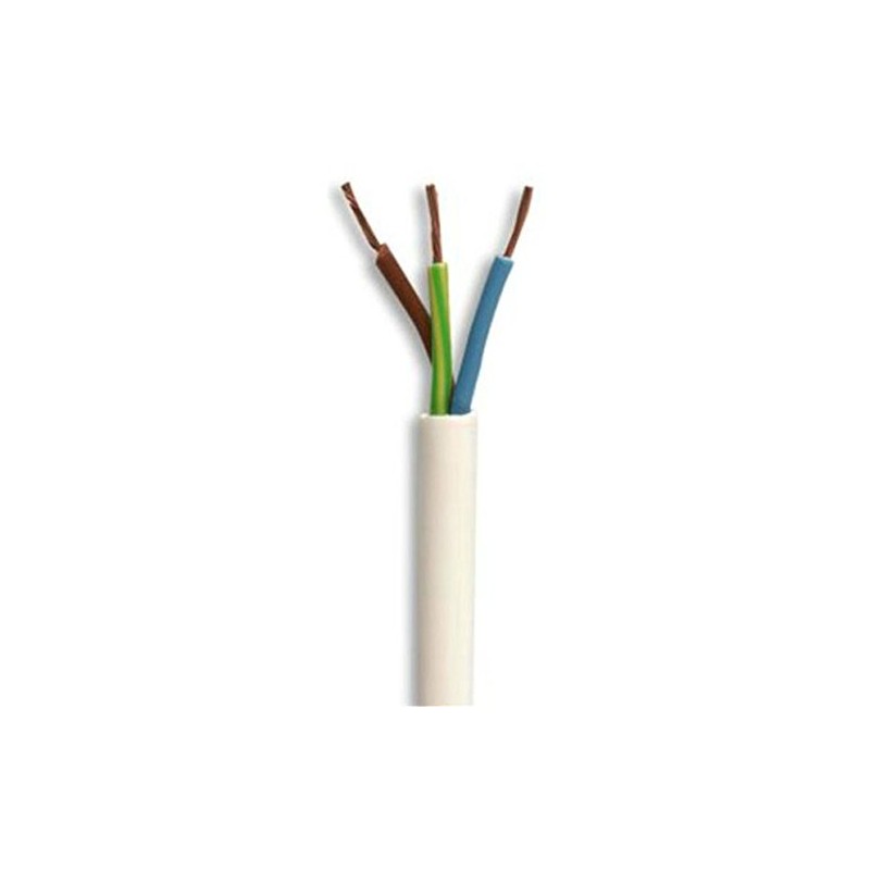 Ali's DIY 3 Core Round White Flex Flexible Cable 0.75