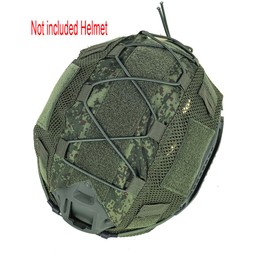 ATAIRSOFT Tactical Helmet Cover 500D Nylon Helmet Cloth for BJ/PJ/MH Airsoft Paintball Fast Bump Helmet in Size M/L/XL - Without Helmet (Russian Army Digital)