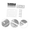 LALAFINA Door Catcher Cupboard 4pcs Stopper Invisible l Shape Wardrobe