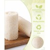 Waaqkid 50PCS Natural Loofah Sponge Pads for Washing Face, Exfoliating