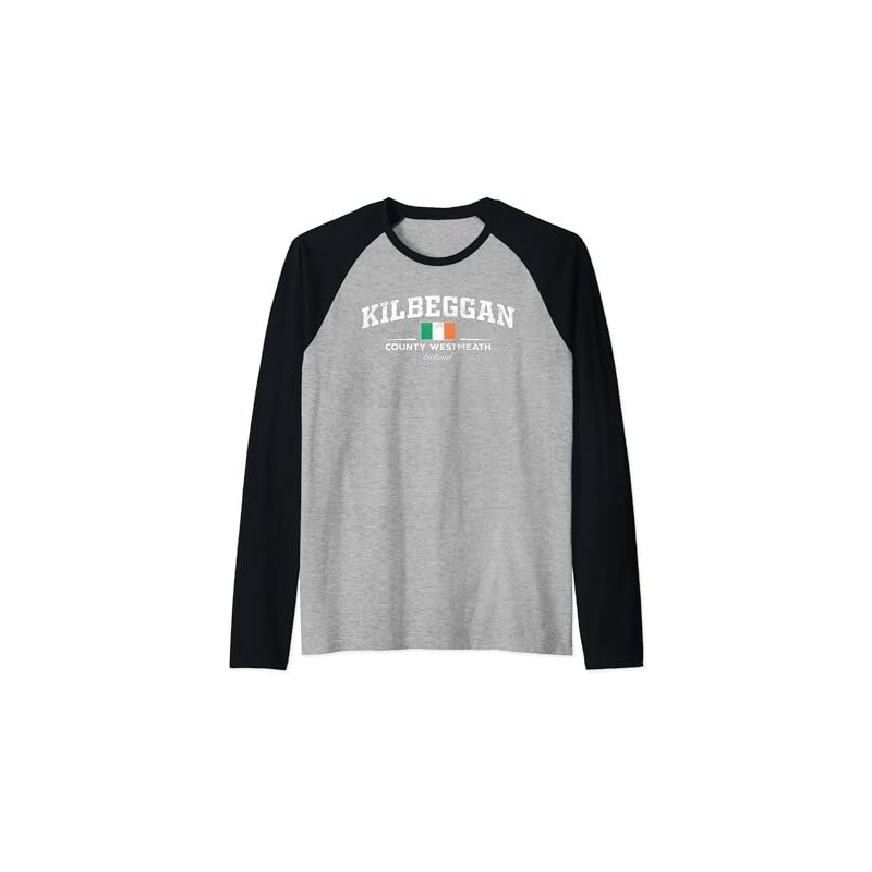 Kilbeggan Ireland Raglan Baseball Tee