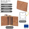 Simaru Cork Wallet with RFID Protection, Vegan Wallet for Men