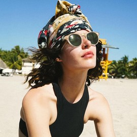 CARFIA Runde Sonnenbrille für Damen Polarisierte Frauen Sunglasses mit 100% UV Schutz