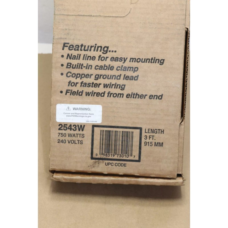 Marley 3' Qmark Marley 2543W Electric Baseboard Heater 750W 240V