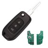 Heart Horse 3-Button Car Key Shell Remote Control Key Case