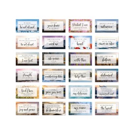 JBH Creations Be Not Afraid Bible Verse Cards with Full Scripture - Pack of 48