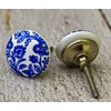 ARTISNO Set of 10 Colorful Blue Ceramic Knobs for Kitchen