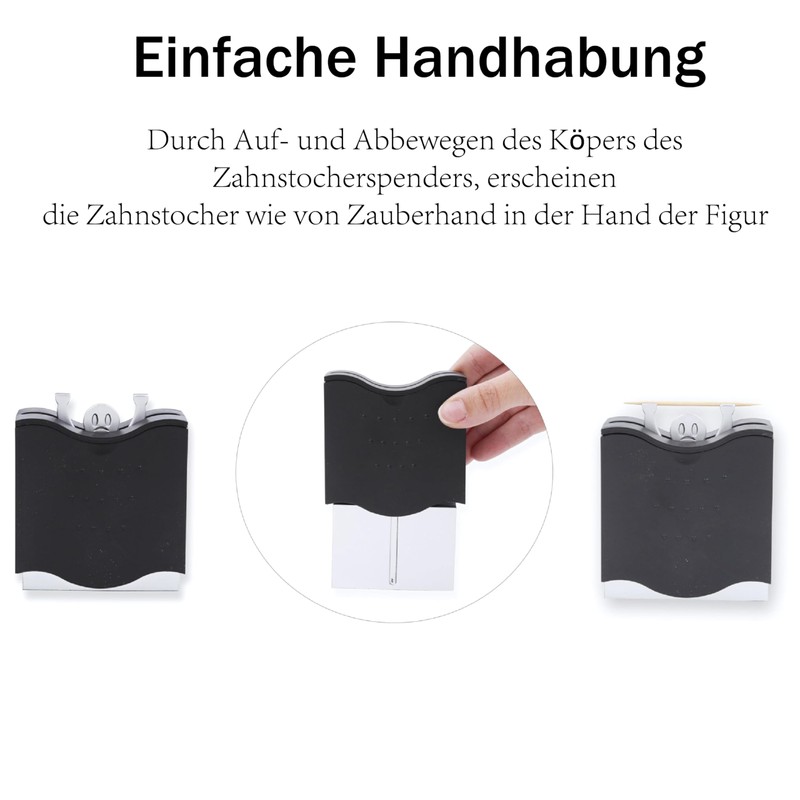Esshogo 1 x Practical Toothpick Dispenser, Automatic Toothpick Holder, Toothpick