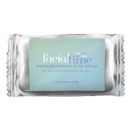 Barra Jabón Bicarbonato 100g Facial Time Limpieza Intensa                                                                                             