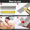 20Ft Carpet Floor Transition Strip, Self Adhesive Floor Edging Trim