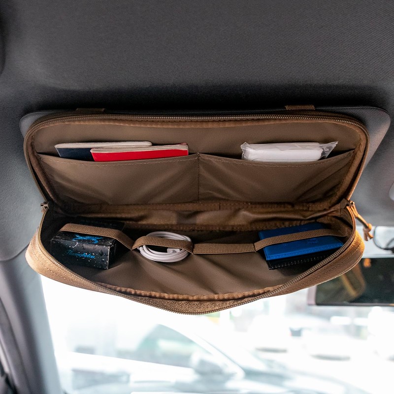 EXCELLENT ELITE SPANKER Car Sun Visor Organizer Auto Interior Accessories