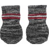 Trixie Anti-Slip Dog Socks, XS-S, Grey