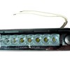 MelTruck LED Marker Light White Smoke Dark Tinted Flat Round