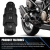 HQRNYP Hex Axle Tool for Motorcycle Front Axle Wheel, Motorcycle