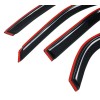 SDZ 4 Pc Window Visor Deflector Sun Vent Rain Wind