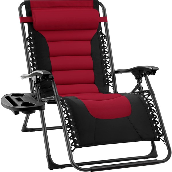 Best Choice Products Oversized Padded Zero Gravity Chair, Folding Outdoor