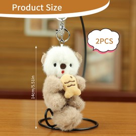 SoeUyd Pack of 4 Alpaca Cuddly Toy, Alpaca Key Ring, Alpaca Cuddly Toy, Small, Can Be Used as a Birthday Gift, as a Gift for Valentine's Day, Easter Egg Filling etc, b