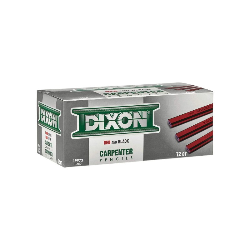 Dixon Carpenter Pencils 12 Count Long Lasting Soft Graphite Non