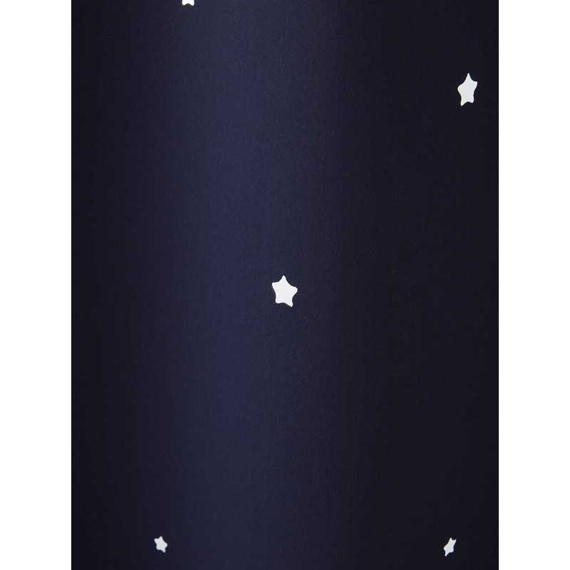 Vertbaudet Blackout Curtain with Cut-Out Stars Navy 135 x 180