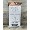 Team Basketball Coach Dry Erase Clipboard First Team White W/