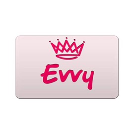 Makoroni - Evvy Female and Girl Name Name Refrigerator Wall Magnet 2x3 inc