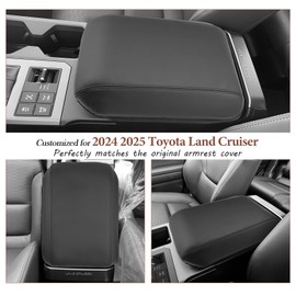 SKTU for 2024 2025 Toyota Land Cruiser Accessories Center Console Cover for 2024 2025 Toyota Land Cruiser Armrest Cover Land Cruiser Accessories 2024 2025 Land Cruiser Center Console Cushion