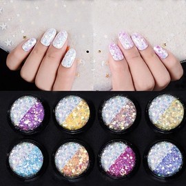 [OFJ49610] Nail Art Bling Bling Light-Reactive Color-Changing Glitter 8 Types - Chameleon_Glitter_-_01／FREE / [OFJ49610]네일아트 블링블링 빛반응 변색 글리터 8종 - 카멜레온_글리터_-_01／FREE
