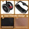Pet Stroller,Dog Stroller for Small Medium Dogs Cats,3 Wheels,Foldable,with Breathable