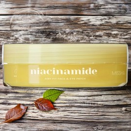 Missha Eye Patch Moisture Supply Airy Fit Niacinamide Brightening Face Eye Patches 3 Pieces 60 Pieces / 미샤 눈 패치 수분 공급 에어리핏 나이아신아마이드 브라이트닝 페이스 아이패치 3개 60개입